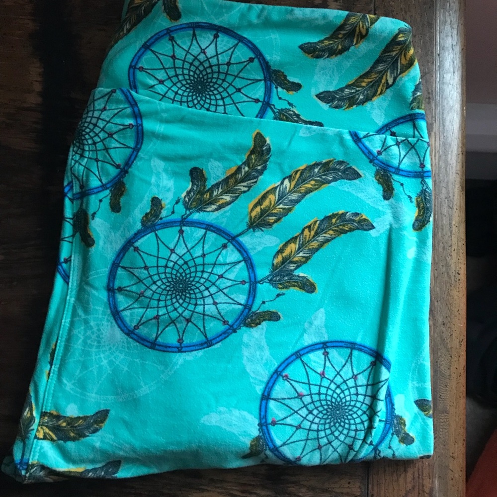 Lularoe TC (18-22) dreamcatcher Leggings EUC